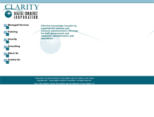 Tablet Screenshot of claritydigital.com